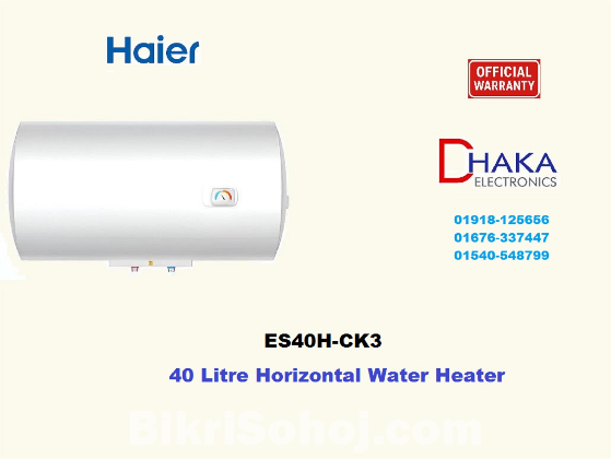 Haier ES40H-CK3  40 Litre Horizontal Water Heater Price BD